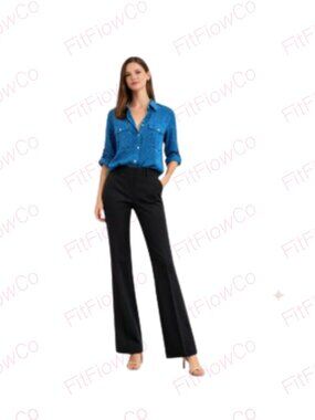 Express Teal Polka Dot Button Up Shirt Sz S Roll Tab Sleeves 100% Polyester